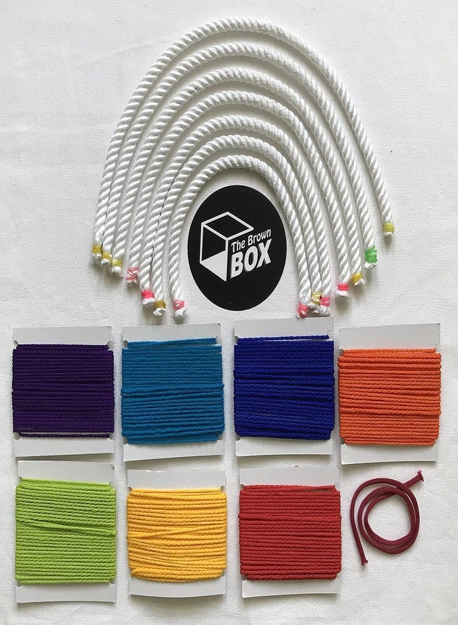 The Brown Box® 3-in-1 Awesome Craft Kit -Dream Catcher,Macrame Rainbow,Cross Stitch kit. Creative Toy & DIY Set for Kids - 7 Years and Above,Birthday Gift,Birthday Gift for Girls Age 9-12 - Image 5